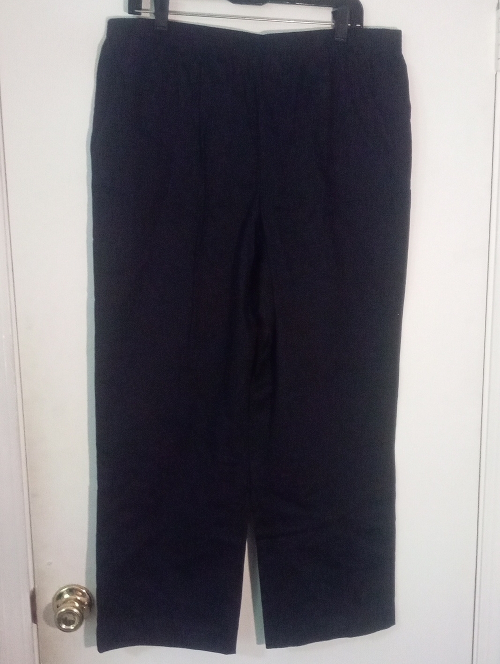* Alfred Dunner Black Pull-On Dress Pants   16 Proportioned Short NWT $44.50